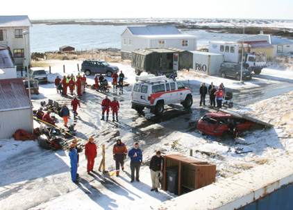 Stórslysaæfing í Grindavík