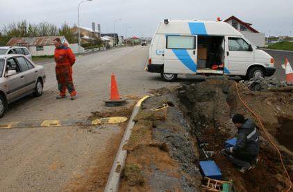 Síminn ruglaði símalínum á Stafnesi