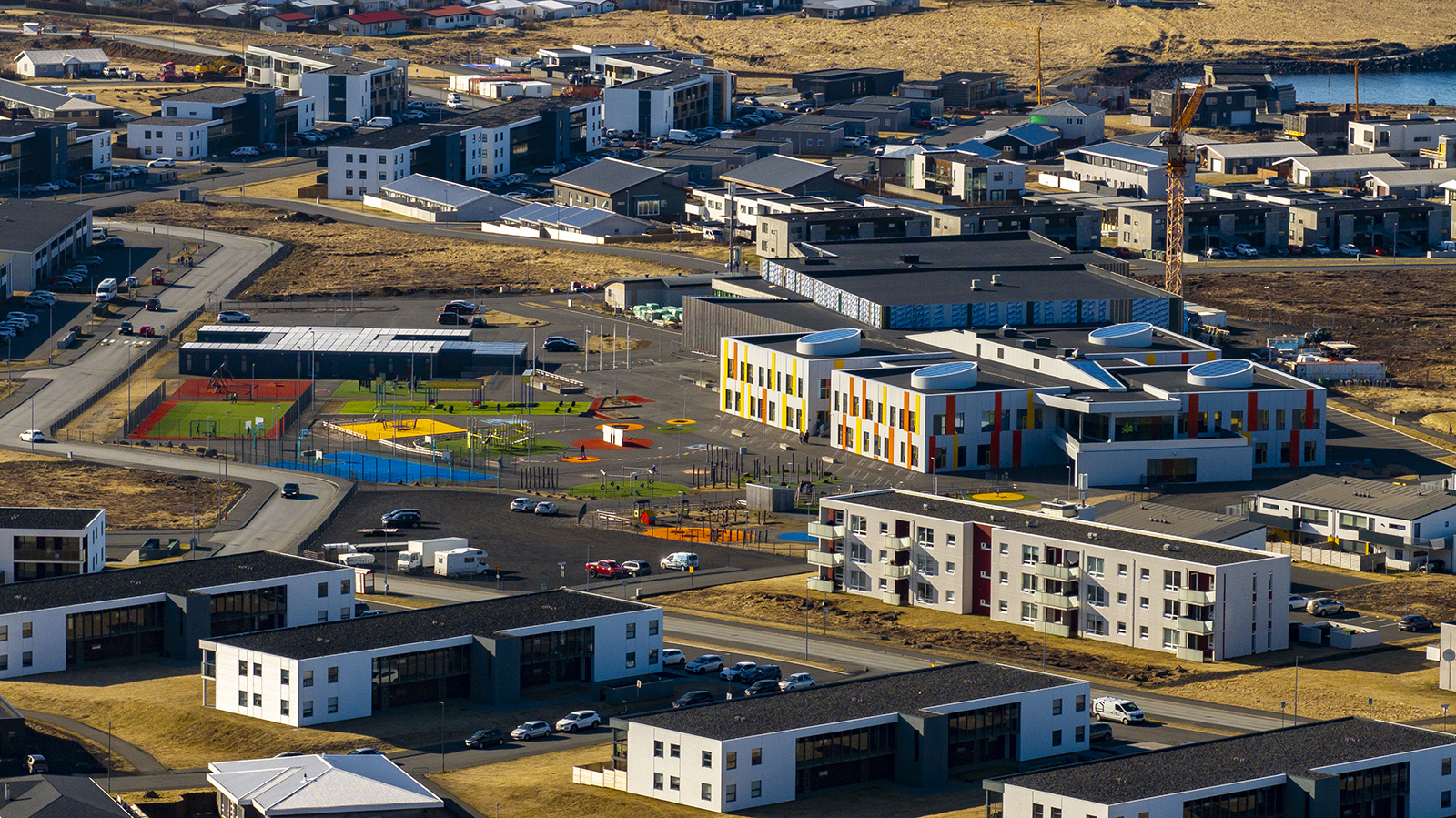 Nýja íþróttahúsið við Stapaskóla tilbúið í lok júlí