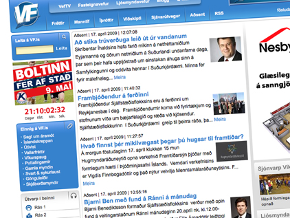 Stjórnmálagreinar og tilkynningar á vf.is