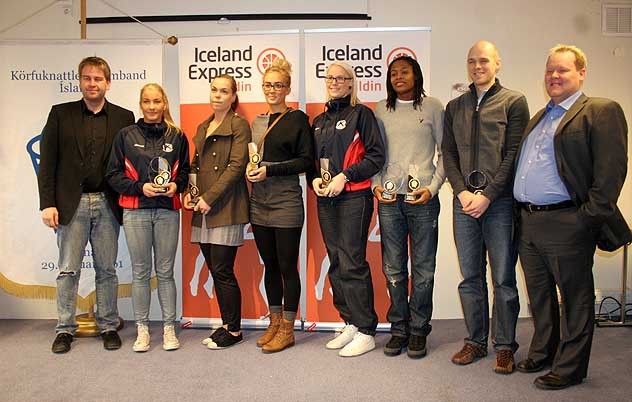 Keflavík á fjóra fulltrúa í úrvalsliðum Iceland Express deildanna