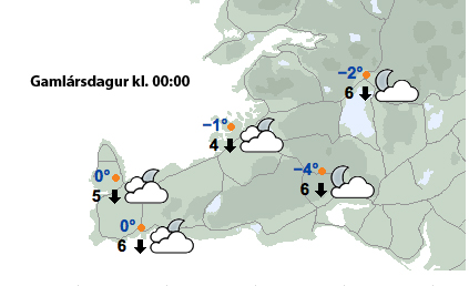 Prýðilegt flugeldaveður