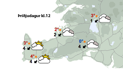 Nokkuð bjart næstu daga