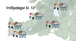 Vaxandi suðaustanátt með rigningu