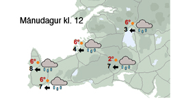 Rigning með köflum