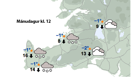 Hvöss norðanátt