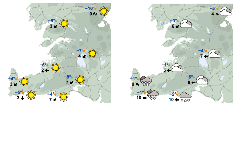 Snjómugga síðdegis