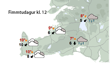 Rigning með köflum