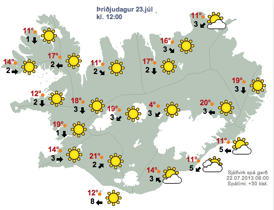 Birtir til á Suð-vesturhorninu