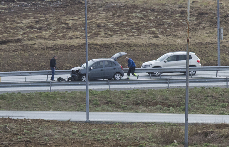 Féll af reiðhjóli og rotaðist