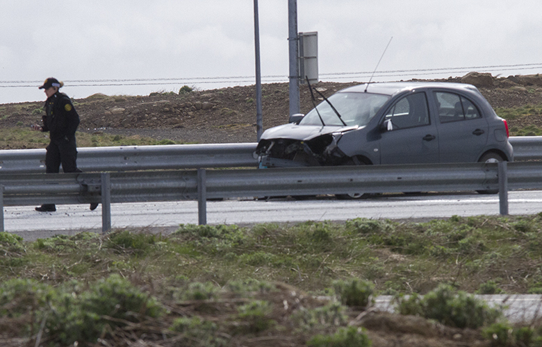 Féll af reiðhjóli og rotaðist