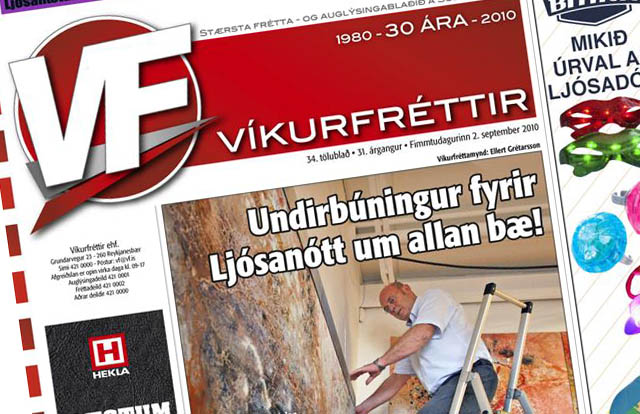 Bilun í prentsmiðju tefur dreifingu Víkurfrétta