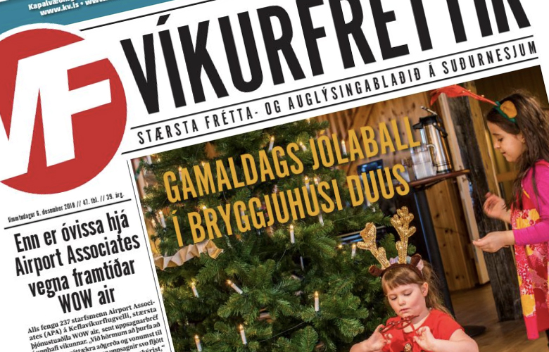 Hér eru Víkurfréttir í dag