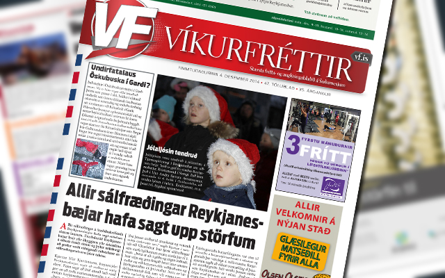 Rafrænn glaðningur Víkurfrétta