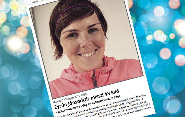 TOPP 10 á VF: Eyrún Jónsdóttir missti 43 kíló