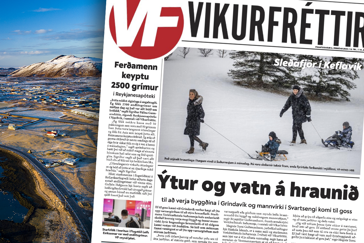 Myndarlegar Víkurfréttir komnar úr prentun