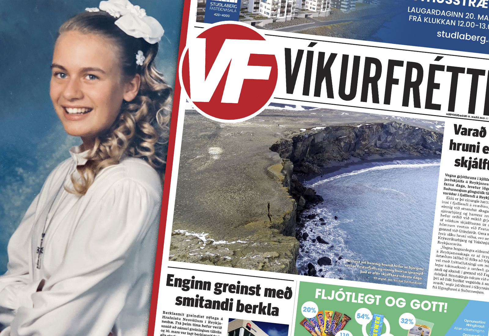 Fermingar og fjör í glóðvolgum Víkurfréttum