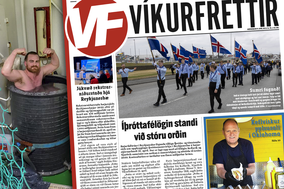 Víkurfréttir vikunnar eru hér