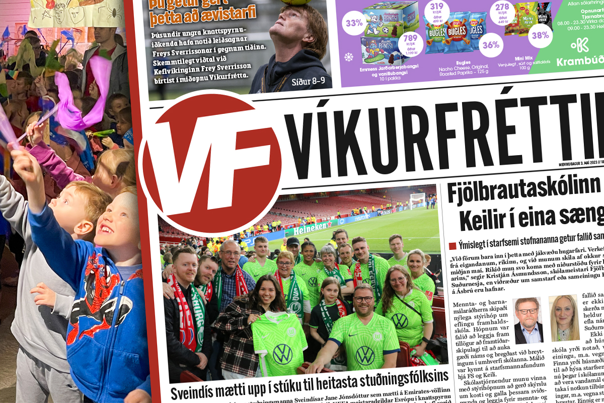 Efnismiklar Víkurfréttir vikunnar eru komnar í loftið