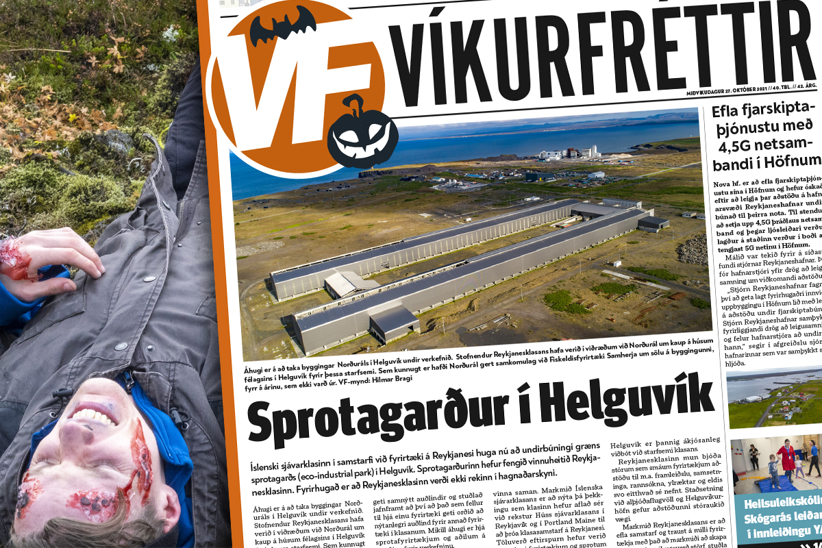 Sprotagarður í Helguvík og YAP í Skógarási í Víkurfréttum vikunnar