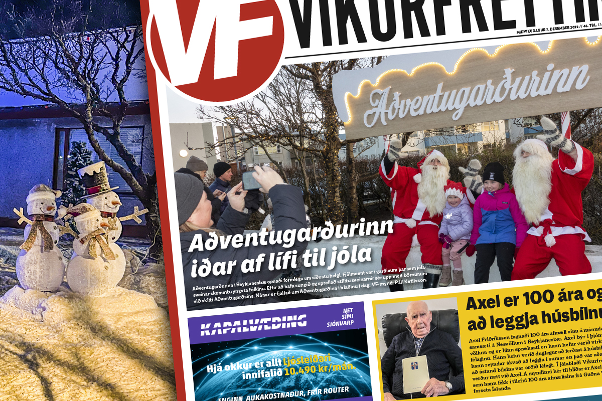 Aðeins eitt blað til jóla – Hér eru Víkurfréttir vikunnar