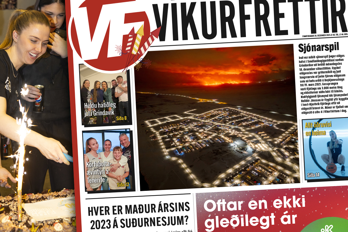 Áramótablað Víkurfrétta í dreifingu á morgun