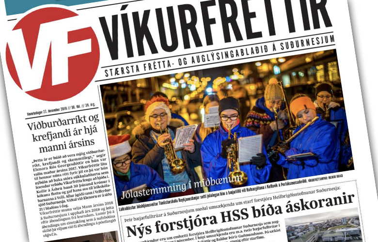 Síðasta blað ársins hjá Víkurfréttum